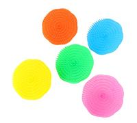 FOMIYES 20pezzi Pettine Per Massaggio Del Capelluto Spazzola Per Shampoo Massaggiatore Portatile Per Capelli Lava i Capelli e Lavorazione Squisita