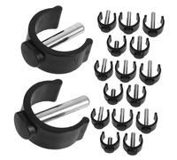FOMIYES 20pezzi Supporti Regolabili Per Bastoni Compatibili Diametri Accessori Per Trekking e Camminate Facili Installare e Adattabili