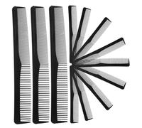 FOMIYES 25pezzi Pettine Denti Fini e Larghi Per Tagli Di Precisione Pettine Districante Per Capelli Spessi Per Capelli Ricci Punta Di Separazione Per Parrucchieri e Cura Di Barba