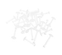 FOMIYES 28pezzi Orecchini Trasparenti per Piercing al Naso Orecchini in Plastica Bottone Color Carne Fermagli Invisibili per Labbro Bottone Trasparenti per Lavoro e Sport