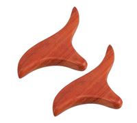 FOMIYES 2pezzi Bastoni Da Massaggio Legno Naturale Per Piedi Strumenti Thai Per Massaggio Profondo e Punti Trigger Per Casa e Viaggi
