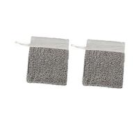 FOMIYES 2pezzi Borsa Per Sapone Lino Con Corda Di Chiusura Da Sacchetti Rete Per Creare Per Bagno e Conservazione Del Sapone