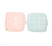 FOMIYES 2pezzi Borsa Portatile Per Assorbenti Igienici Trousse Decorativa Per Mestruazioni Organizer Per Piccole Cose Come Monete e Carte Design Carino