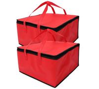FOMIYES 2pezzi Borsa Termica Decorativa Per Alimenti Cerniera Resistente e Portatile Per Picnic Shopping e Viaggi Realizzata in Tessuto Non Tessuto Buon Isolamento Termico
