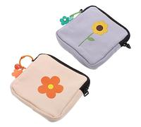 FOMIYES 2pezzi Borse Porta Assorbenti Sacchetti Per Igiene Femminile Colorati Pratiche e Riutilizzabili Per Mestruazioni e Piccoli Oggetti