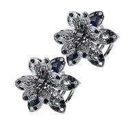 FOMIYES 2pezzi Fermagli Per Capelli in Metallo Cristalli Mollette Per Capelli in Cristallo Metallico Da Donna e Ragazza