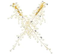 FOMIYES 2pezzi Fermaglio Per Sposa e Copricapo Per Matrimonio Accessori Per Dorati Per