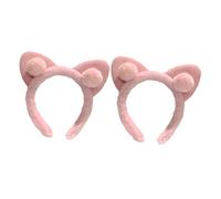 FOMIYES 2pezzi Grazie Per Informazioni Dettagliate Ecco Titolo in Italiano Per Tuo Prodotto Cerchietto Per Capelli Orecchie Di Gatto Fascia Per Trucco Animali Elastica e Delicata Sui Capel