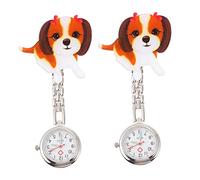 FOMIYES 2pezzi Orologio Cagnolino Cartone Animato Orologio Realizzato Materiali Delicati e Sicuri Dimensioni Appropriate