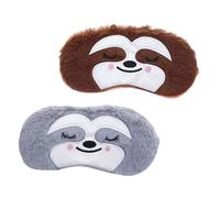 FOMIYES 2pezzi Per Dormire Dei Cartoni Animati Per Ragazzo Ragazza Due in Peluche Benda Oscurante Antiluce Per Viaggi Scuola e Casa