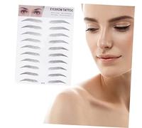 FOMIYES 2pezzi Sopracciglia Finte Adesive Artificiali Per Donne Strumento Make-up Stencil Design Temporaneo Facile Applicazione