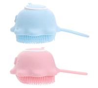 FOMIYES 2pezzi Spazzola Da Bagno Compatta in Sospesa Per Ragazzo Ragazza Ragazza Strumento Da Bagno Semplice Accessori Per Bagnetto Corda Leggero e Portatile