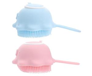 FOMIYES 2pezzi Spazzola Da Bagno Compatta in Sospesa Per Ragazzo Ragazza Ragazza Strumento Da Bagno Semplice Accessori Per Bagnetto Corda Leggero e Portatile