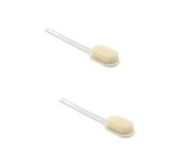 FOMIYES 2pezzi Spazzola Da Bagno Con Manico Lungo Morbido Per Massaggi e Pulizia Della Perfetta Per Rilassare e Rimuovere Le Cellule Morte Durante La Doccia