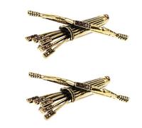 FOMIYES 2pezzi Spilla Vintage Metallo Per Uomini Spille Forma Di Arco e Freccia Fermaglio Per Sciarpe e Mantelli Design Medievale Per Costumi e Abbigliamento Elegante