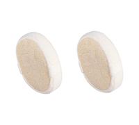 FOMIYES 2pezzi Sponge Esfoliante Naturale Luffa Pad Ovali Per Bagno Scrubber Doppio Lato Per Pulizia Profonda e Morbida Materiale e Skin-friendly