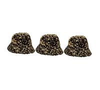 FOMIYES 3 Pezzi Cappello con Paillettes Glitterate per Cosplay e Leggero Design Accattivante per Performance Teatrali e Unisex Sole Accessorio Versatile per Ogni Occasione