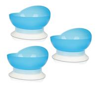 FOMIYES 3 Pezzi Ciotola Silicone con Ventosa per Anziani Ciotola Sversamento per Persone Disabili Utensile per Anziani e Persone con Disabilità Facilita Pasto e Previene gli Incidenti