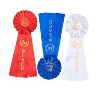 FOMIYES 3 Pezzi Distintivo della medaglie del nastri concorso costumi stoffa