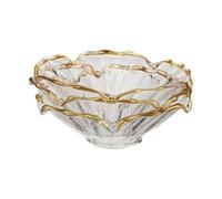 FOMIYES 3 Pezzi Protezione Antigoccia Facile da Pulire Riutilizzabile Design Elegante per Candelabri in Vetro a Forma di Fiore per Matrimoni e Casa