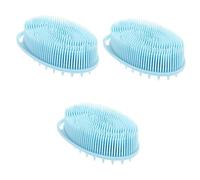 FOMIYES 3 Pezzi Spazzola Sensoriale Per Bambini Spazzola Da Bagno Spazzola Per Il Corpo in Silicone Massaggio Delicato Design Comodo Da Impugnare