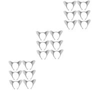 FOMIYES 3 Set Di Fasce Per Con Orecchie A Forma Di Animale Cerchietti Per in Peluche Per Feste Di Compleanno Copricapo Alla Moda Per Adulti Ragazzi E Ragazze 6 Pezzi*3