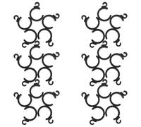 FOMIYES 30 Pezzi Clip Fermacavo per Cavi Freno Rollator e Sedia Rotelle Morsetti in Plastica per Tubo Ricambi per Manutenzione e Riparazione Sistemi Freno