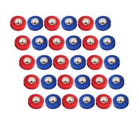 FOMIYES 30 Pezzi Dischi di Ricambio per Shuffleboard da Tavolo Mini Rulli Scorrevoli per Gioco Curling Indoor Accessori Portatili per Intrattenimento Familiare e Riunioni al Coperto