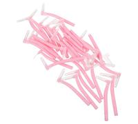 FOMIYES 30 Pezzi Spazzolini Interdentali a Forma di l in Plastica Spazzola Scanalata Extra Fine per Pulizia Orale Delicata Stuzzicadenti Portatili per Spazi Interdentali Stretti e