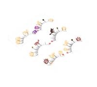 FOMIYES 3paia Ciglia Finte Paillettes per Halloween di Ciglia di Teschi e Zucche Accessori per Cosplay e Trucco per Feste