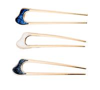 FOMIYES 3pezzi Forchetta Per Capelli Vintage Accessori Per Capelli Retrò Forcina Per Stile Cinese Gioielli Per Clip Design Classico e Elegante Adatto Per Diverse Occasioni