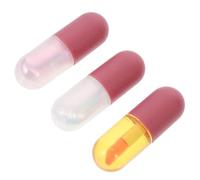 FOMIYES 3pezzi Lucidalabbra Volumizzante Per Labbra Carnose e Morbide Oli Nutrienti Portatili Per Cura Delle Labbra Per Donne e Ragazze Durata Tutto Giorno