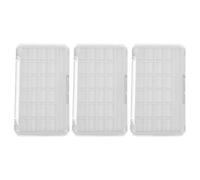 FOMIYES 3pezzi Palette Vuota Per Ombretti Organizer Ricaricabile Per Trucco Con Coperchio Trasparente Scatola Portatrucchi Per Viaggi e Uso Quotidiano