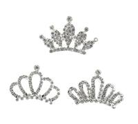 FOMIYES 3pezzi Pettini Per Chioma Tiara Pietre Decorative Per Bambine Piccole Coroncine Pettine Per Chioma Accessori Per Festa e Occasioni Speciali