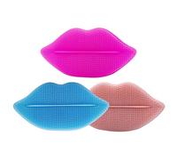 FOMIYES 3pezzi Spazzola Esfoliante Perbbra in Silicone Pennello per Pulizia delle Labbra da Mini Spazzola per Scrub Labbra Colore Casuale