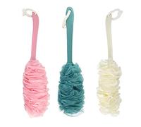 FOMIYES 3pezzi Spazzole Da Bagno Con Manico Palla Per Spazzola Esfoliante Per Corpo Rimuove Morta e Stimola La Circolazione Design e Morbido Per Famiglia e Amici