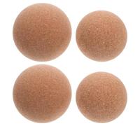 FOMIYES 4 Palline Per Yoga Fascial Sphere Palline Per Mani Strumenti Per Fisica Per Tessuti In Sughero Rulli Muscolari In