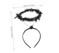 FOMIYES 4 Pezzi Cerchietti Angeli Cosplay Accessori per Costume Fasce Morbide e Sicure per Feste e Festival