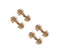 FOMIYES 4 Pezzi Dumbbell Keychain Brass Detachable Barbell Pendant For Men Fitness Lovers Versatile Necklace And Keyring Accessory For Workout And Everyday Use