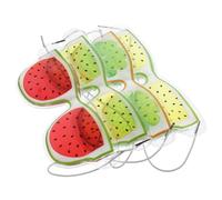 FOMIYES 4 Pezzi Maschere Gel Occhi Riutilizzabili con Impacco e Freddo Maschere Ghiaccio per Alleviare Affaticamento Elastico Antiscivolo per Notturno e Relax