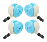 FOMIYES 4 Pezzi Ruote per Ruote in Plastica Resistente Design Antiscivolo e Silenzioso Rotazione per Passeggini e Deambulatori Accessori Sostitutivi Durevoli