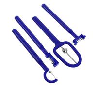 FOMIYES 4 pezzi Strumento per Allenamento Punta Lingua e Adulti Set Blu per Esercizi di Lateralizzazione e Sollevamento Muscoli per Pronuncia e Linguistica