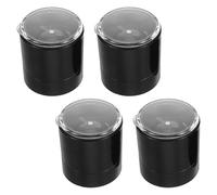 FOMIYES 4 Pezzi Tappi per Pepiera Manuale in Plastica Resistente Coperchio per Macina Sale e Pepe da Cucina, Regolazione Grossolana o Fine per Spezie, Accessori Sostitutivi per