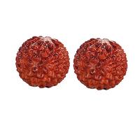 FOMIYES 4 Pz Artigianato da intaglio sfere di baoding di legno rilassamento della mano giocattoli ornamento litchi palla da massaggio alle Palmare Giocattolo ornamenti Accessori