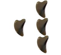 FOMIYES 4 Pz Raschietto triangolare pettine di massaggiatori per il collo massaggiatore per il collo tavola da massaggio guasha portatile Strumento per il massaggio del corpo corna