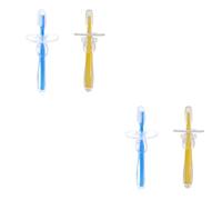 FOMIYES 4 Pz Spazzolino Da Denti in Silicone Spazzolino Da Denti Per Bambini Massaggiagengive Infantile Dito Giocattolo Bambino Che Fa i Primi Passi Neonato Set Di Spazzolini Da Denti