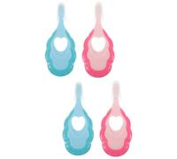 FOMIYES 4 Pz Spazzolino Da Denti Per Bambini Spazzola Per La Pulizia a Setole Morbide Portatile Prodotti Per Bambini Plastica Bambino Che Fa i Primi Passi Pelliccia Soffice