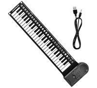 FOMIYES 49 Tasti di Pianoforte Pieghevole Flessibile Portatile Elettronico Digitale di Musica Tastiera Del Pianoforte Aggiornato Impermeabile Del Silicone Della Tastiera di Piano