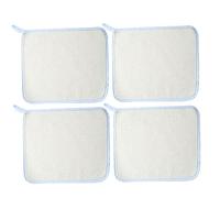 FOMIYES 4pezzi Panni Da Bagno Esfolianti in Nylon Doppio Lato Quadrato Asciugamano Da Bagno Per Schiena e Lavaggio Del Viso Panno Per Uso Quotidiano Casa Rapido Asciugatura Non Assorbente
