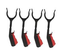 FOMIYES 4pezzi Pinze per Raccogliere Rifiuti con Morsetto Antiscivolo Strumento di Presa lungo Adatto per Pulizia Pubblica di Parchi e Strade Resistente alle Intemperie